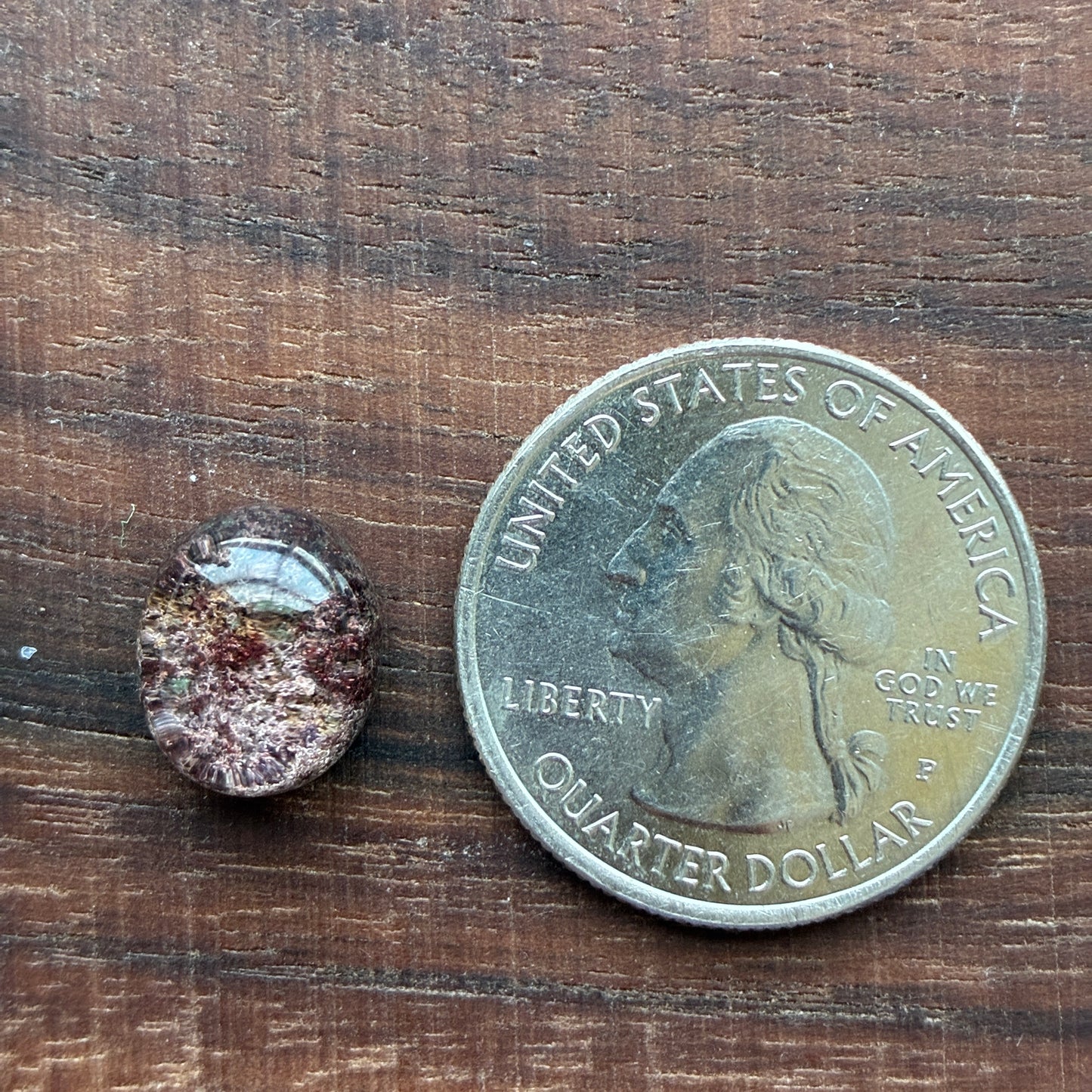 High Quality Garden Quartz - Cabochon - Ring Size - Scenic Crystal