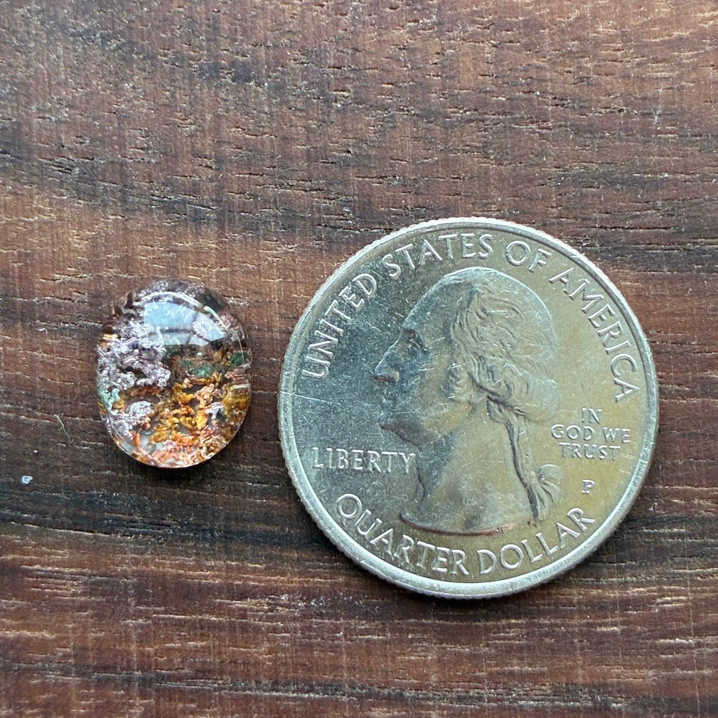 High Quality Garden Quartz - Cabochon - Ring Size - Scenic Crystal