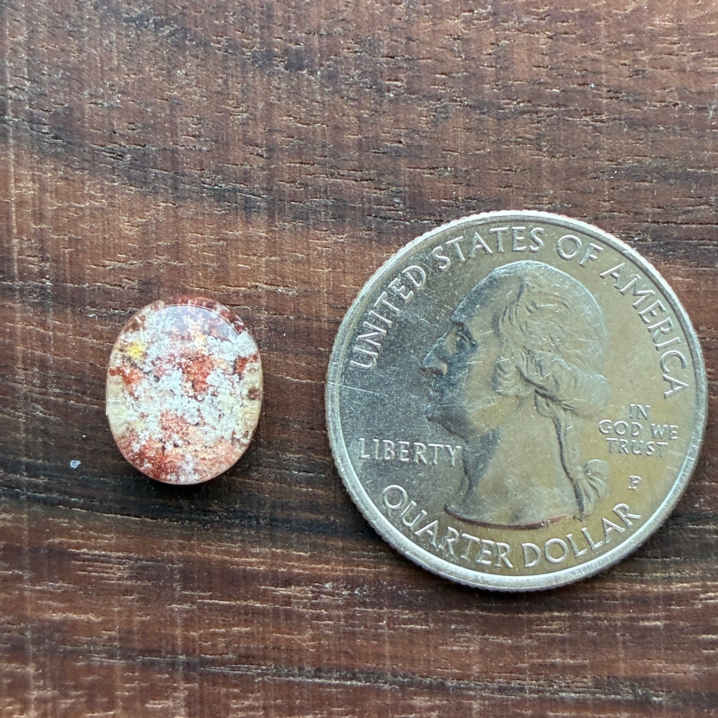 High Quality Garden Quartz - Cabochon - Ring Size - Scenic Crystal