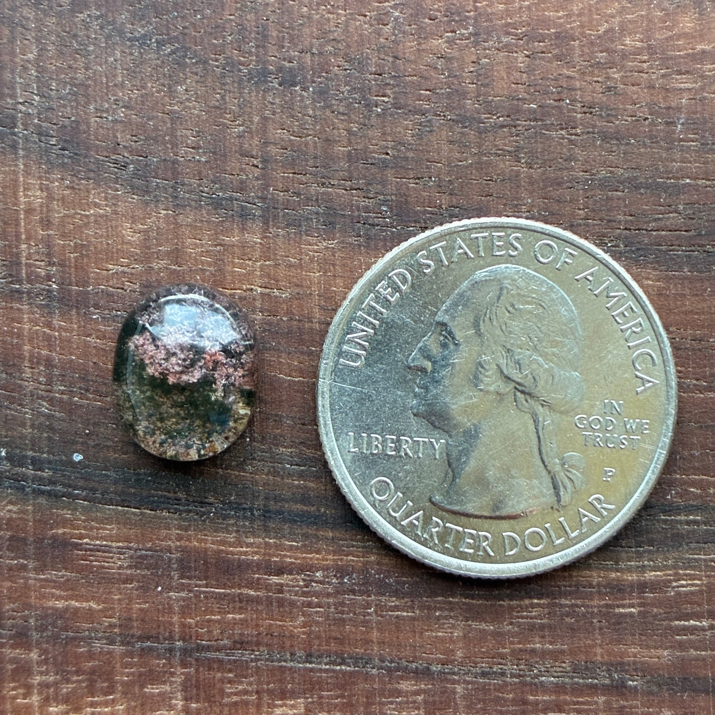 High Quality Garden Quartz - Cabochon - Ring Size - Scenic Crystal