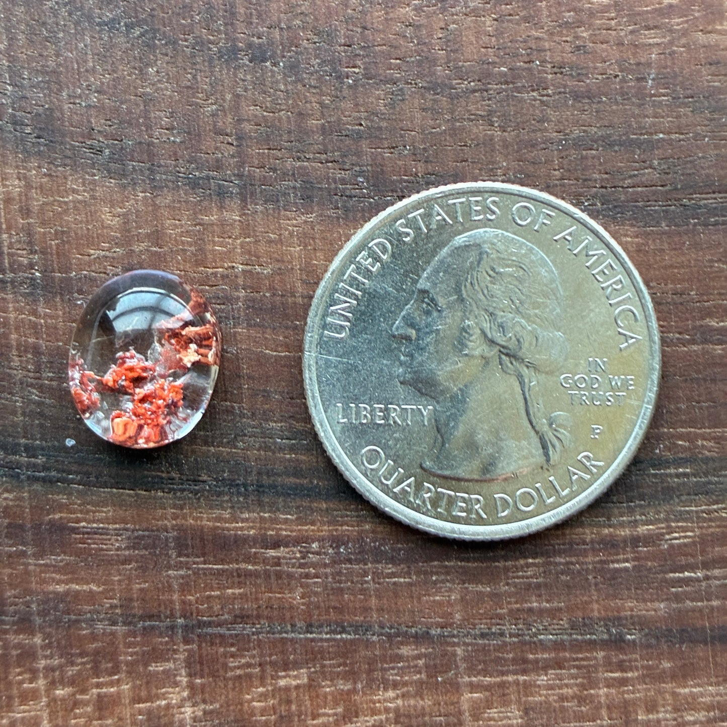 High Quality Garden Quartz - Cabochon - Ring Size - Scenic Crystal