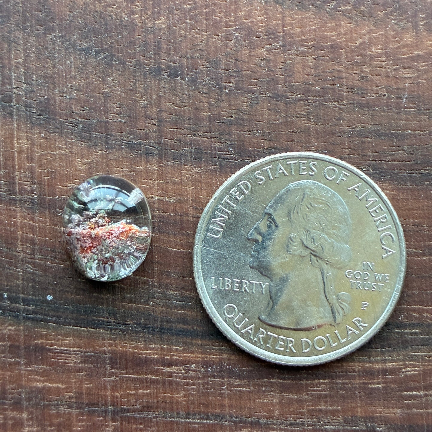 High Quality Garden Quartz - Cabochon - Ring Size - Scenic Crystal