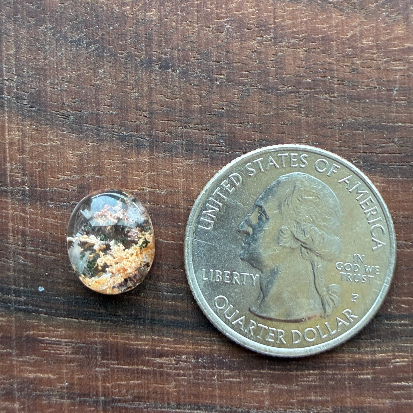 High Quality Garden Quartz - Cabochon - Ring Size - Scenic Crystal