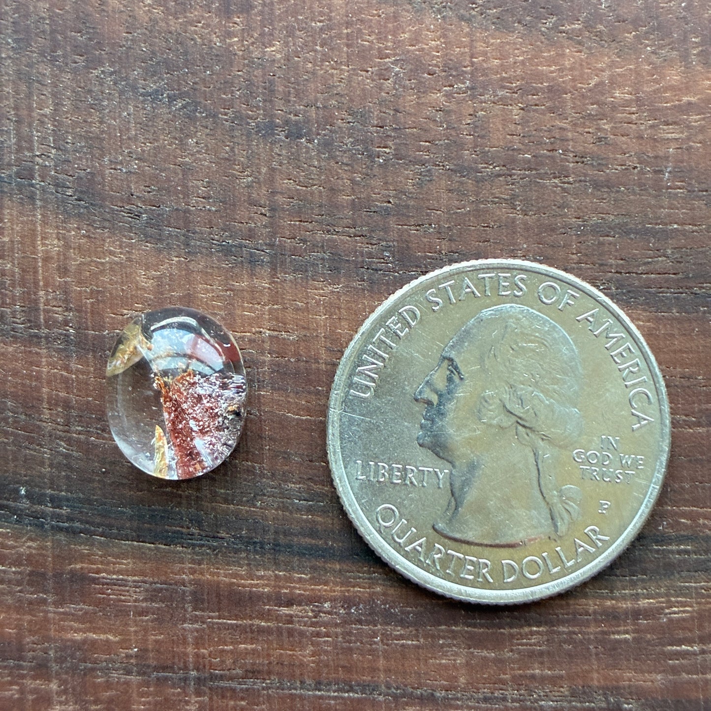 High Quality Garden Quartz - Cabochon - Ring Size - Scenic Crystal