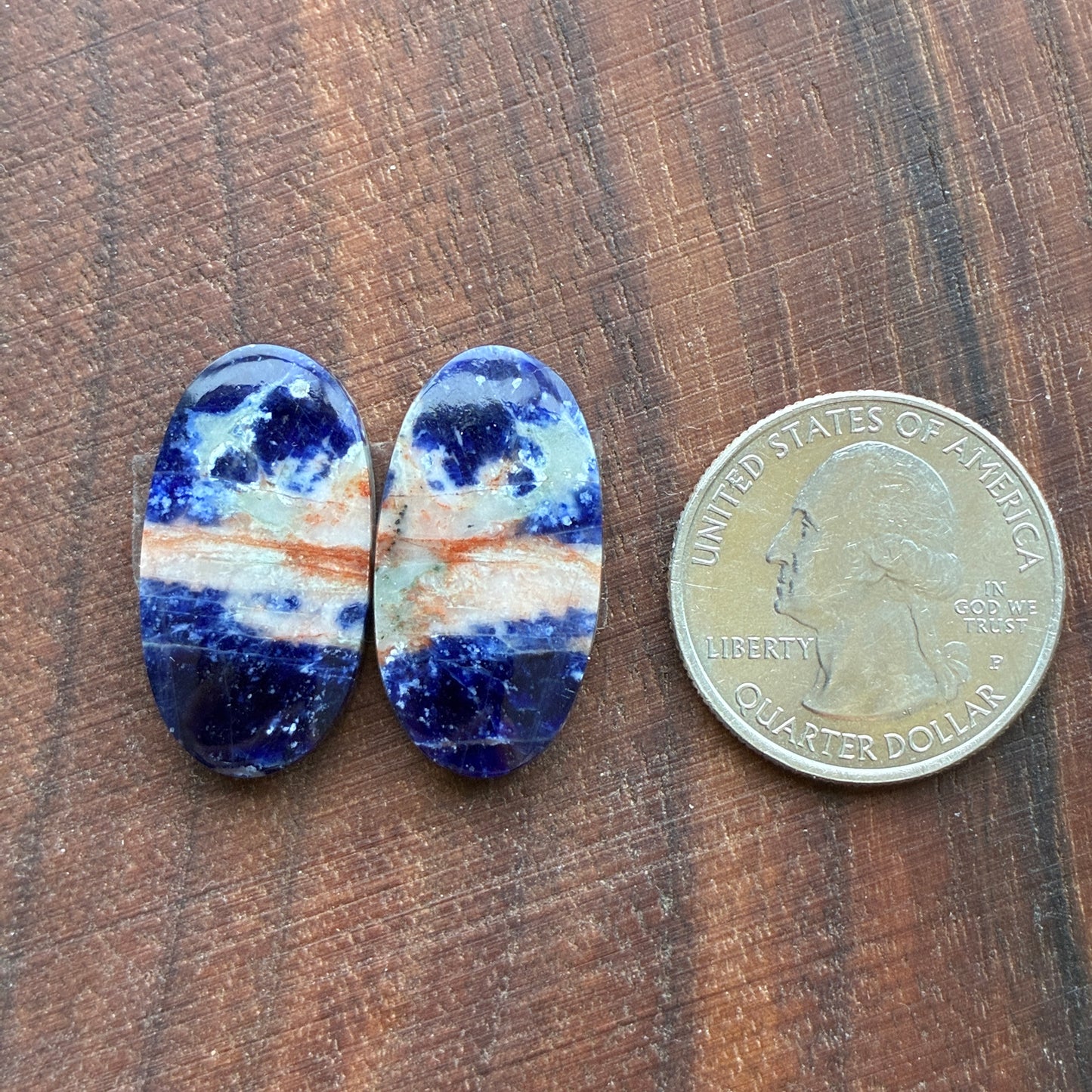 Sodalite - Cabochon Pair - Oval - Round - Teardrop