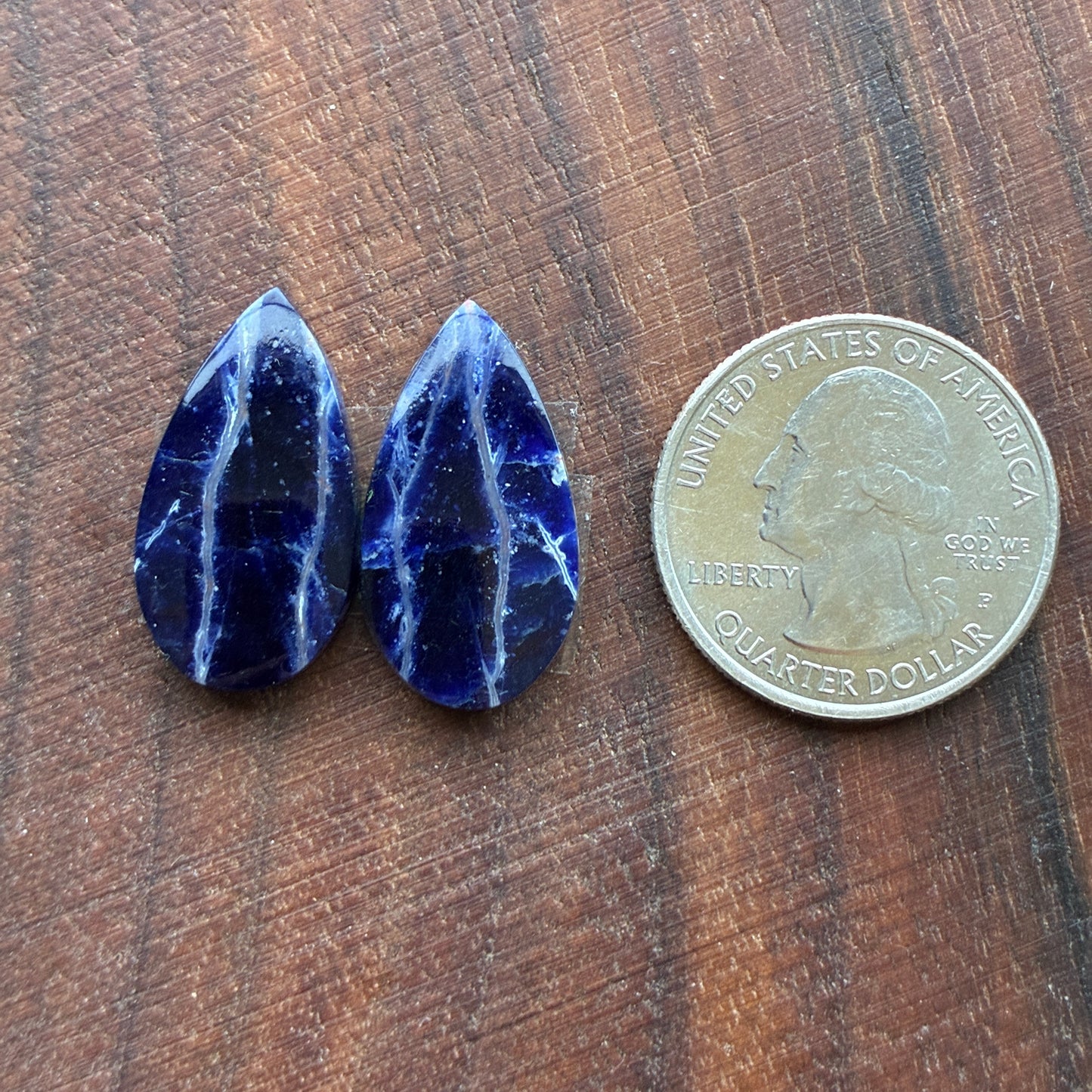 Sodalite - Cabochon Pair - Oval - Round - Teardrop