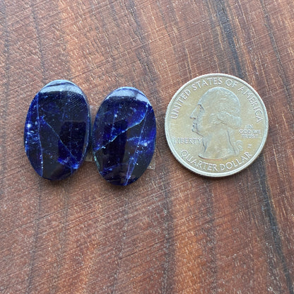 Sodalite - Cabochon Pair - Oval - Round - Teardrop