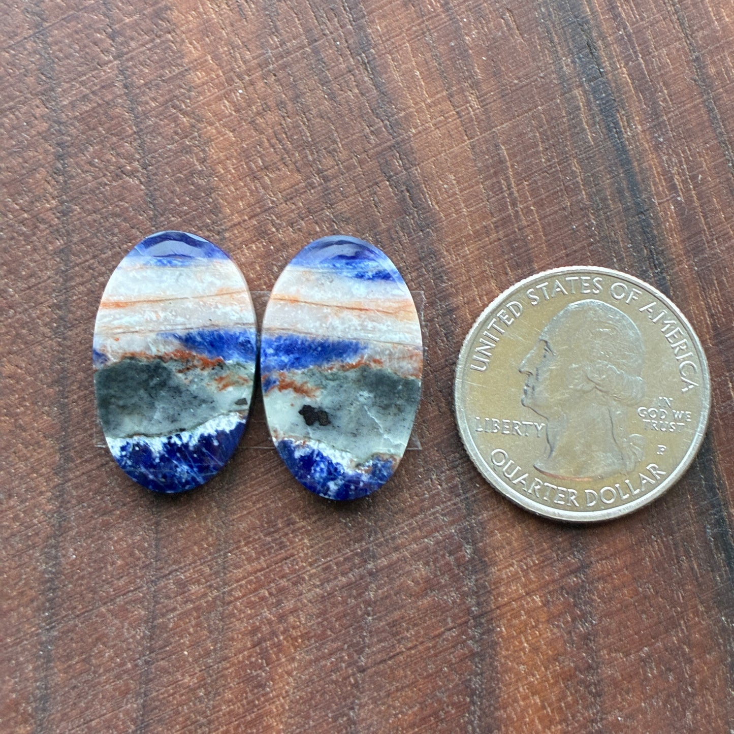 Sodalite - Cabochon Pair - Oval - Round - Teardrop