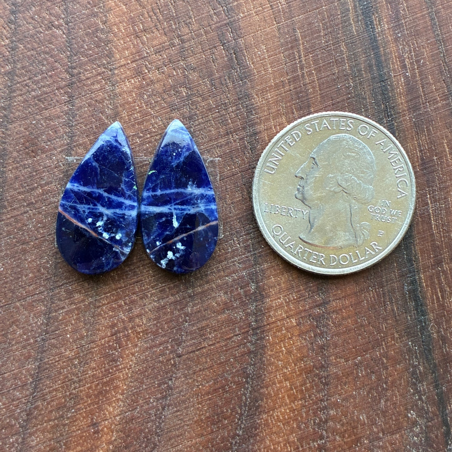 Sodalite - Cabochon Pair - Oval - Round - Teardrop