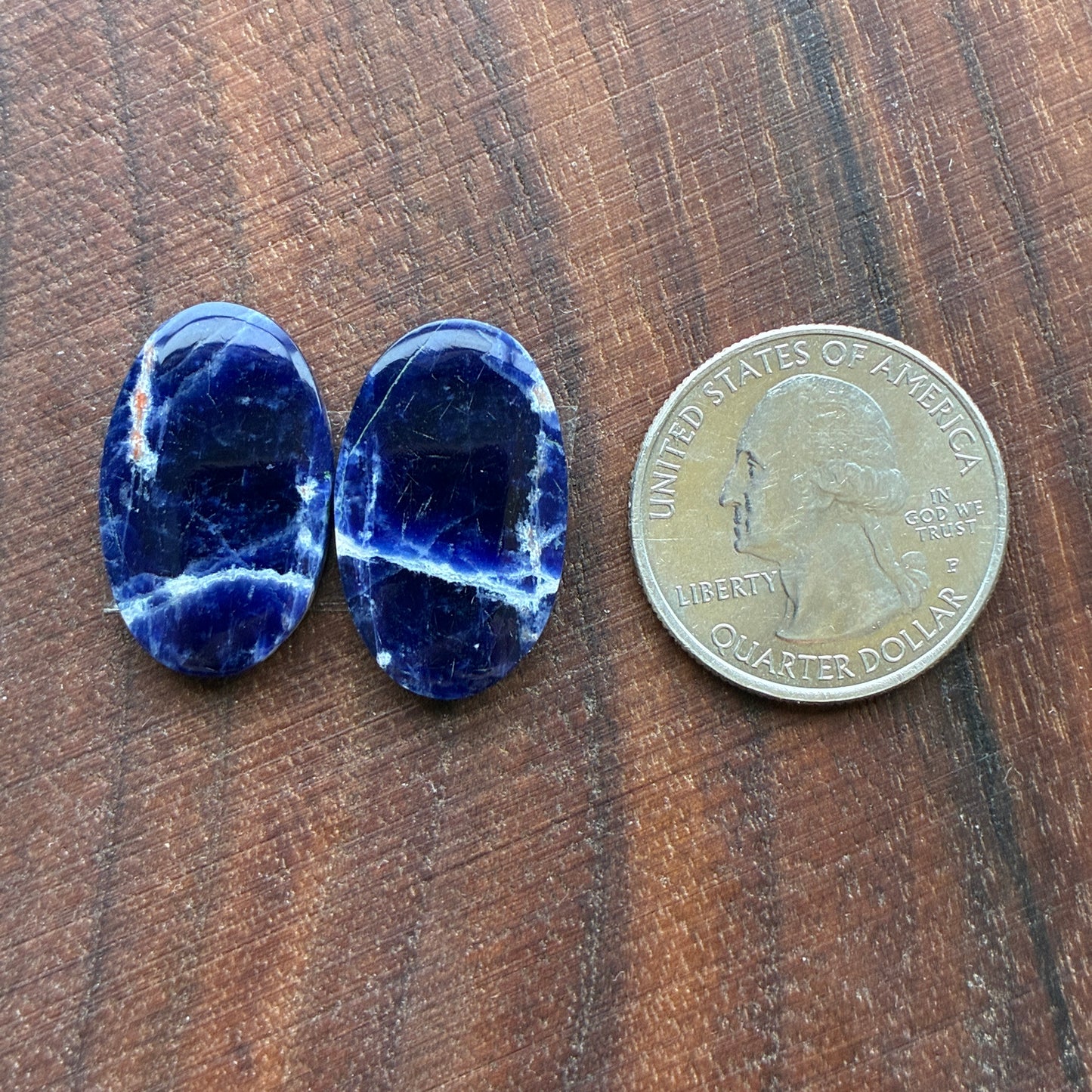 Sodalite - Cabochon Pair - Oval - Round - Teardrop