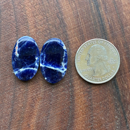Sodalite - Cabochon Pair - Oval - Round - Teardrop