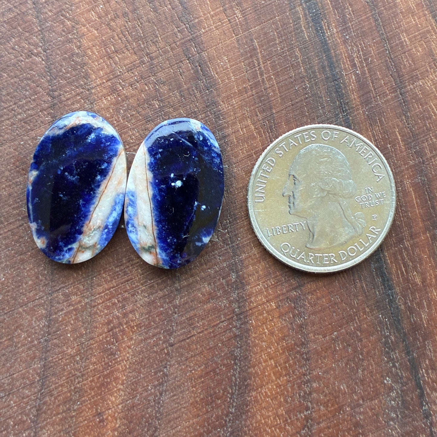 Sodalite - Cabochon Pair - Oval - Round - Teardrop