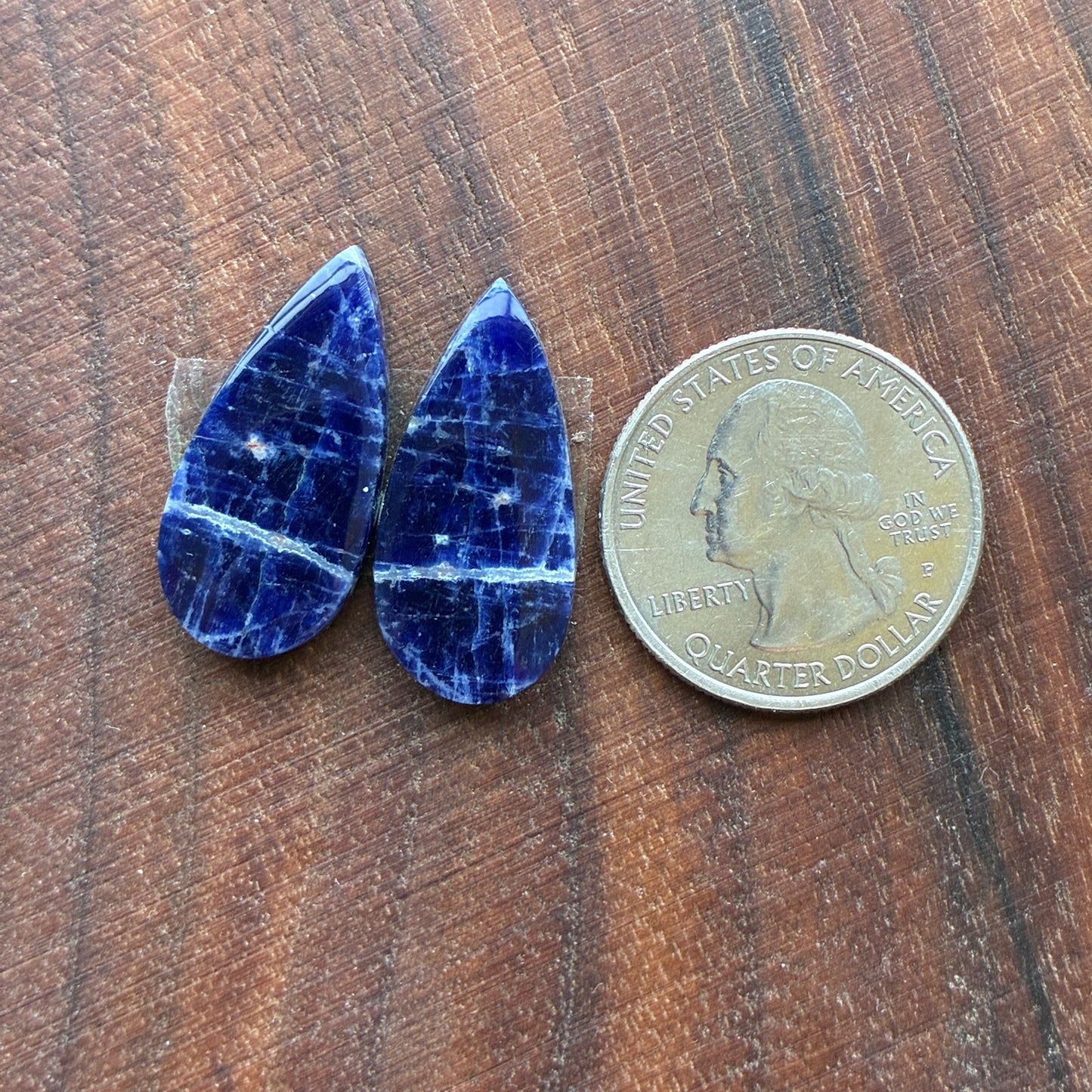 Sodalite - Cabochon Pair - Oval - Round - Teardrop