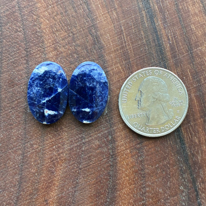 Sodalite - Cabochon Pair - Oval - Round - Teardrop