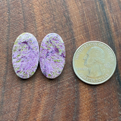 Stichtite - Cabochon Pair - Oval - Teardrop - Round