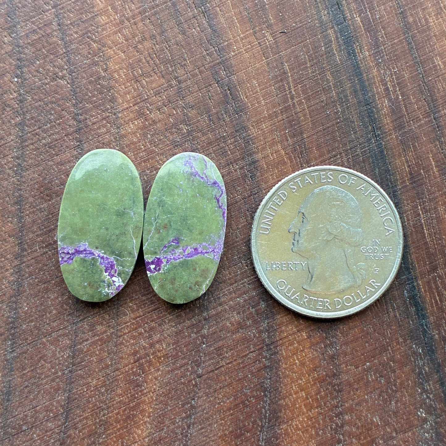 Stichtite - Cabochon Pair - Oval - Teardrop - Round