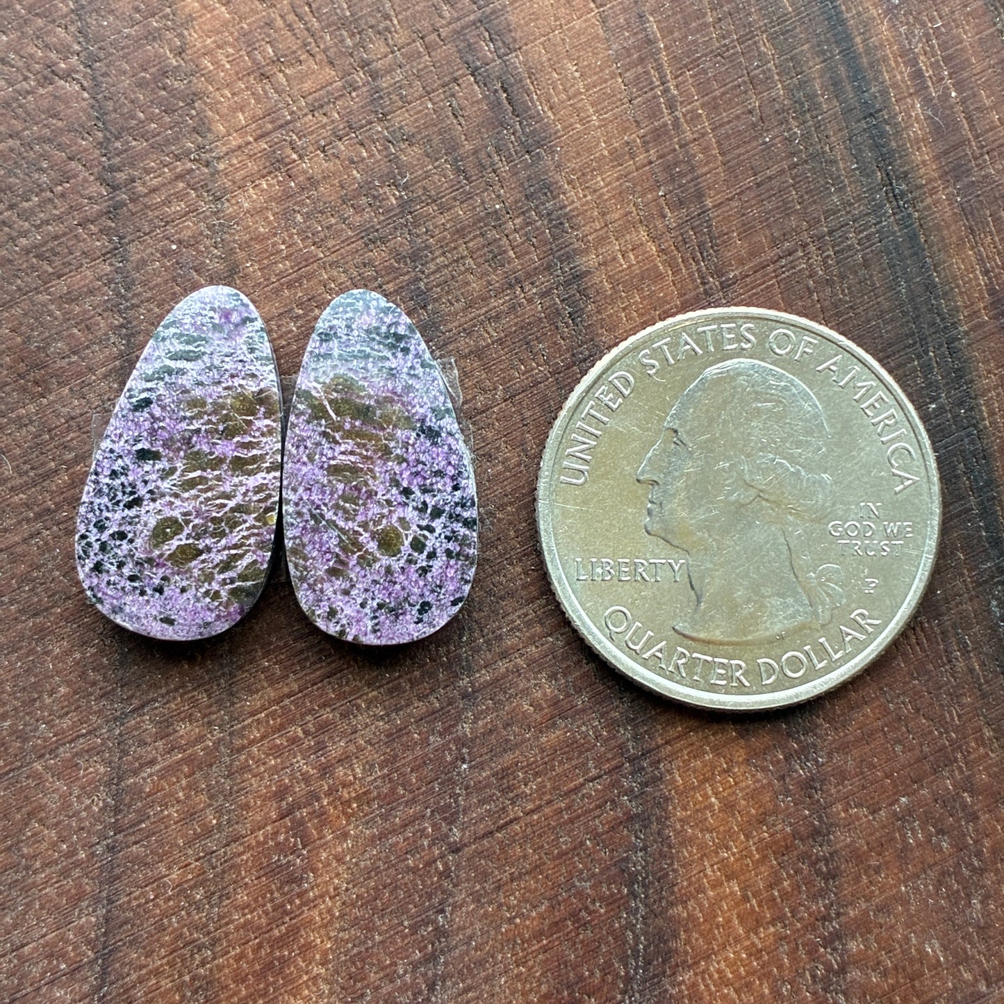 Stichtite - Cabochon Pair - Oval - Teardrop - Round