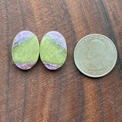 Stichtite - Cabochon Pair - Oval - Teardrop - Round