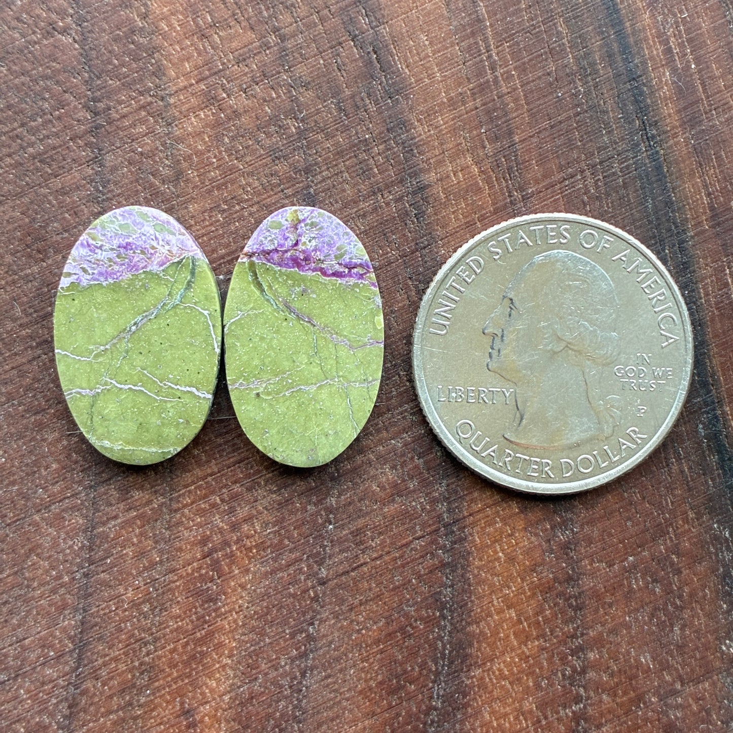 Stichtite - Cabochon Pair - Oval - Teardrop - Round