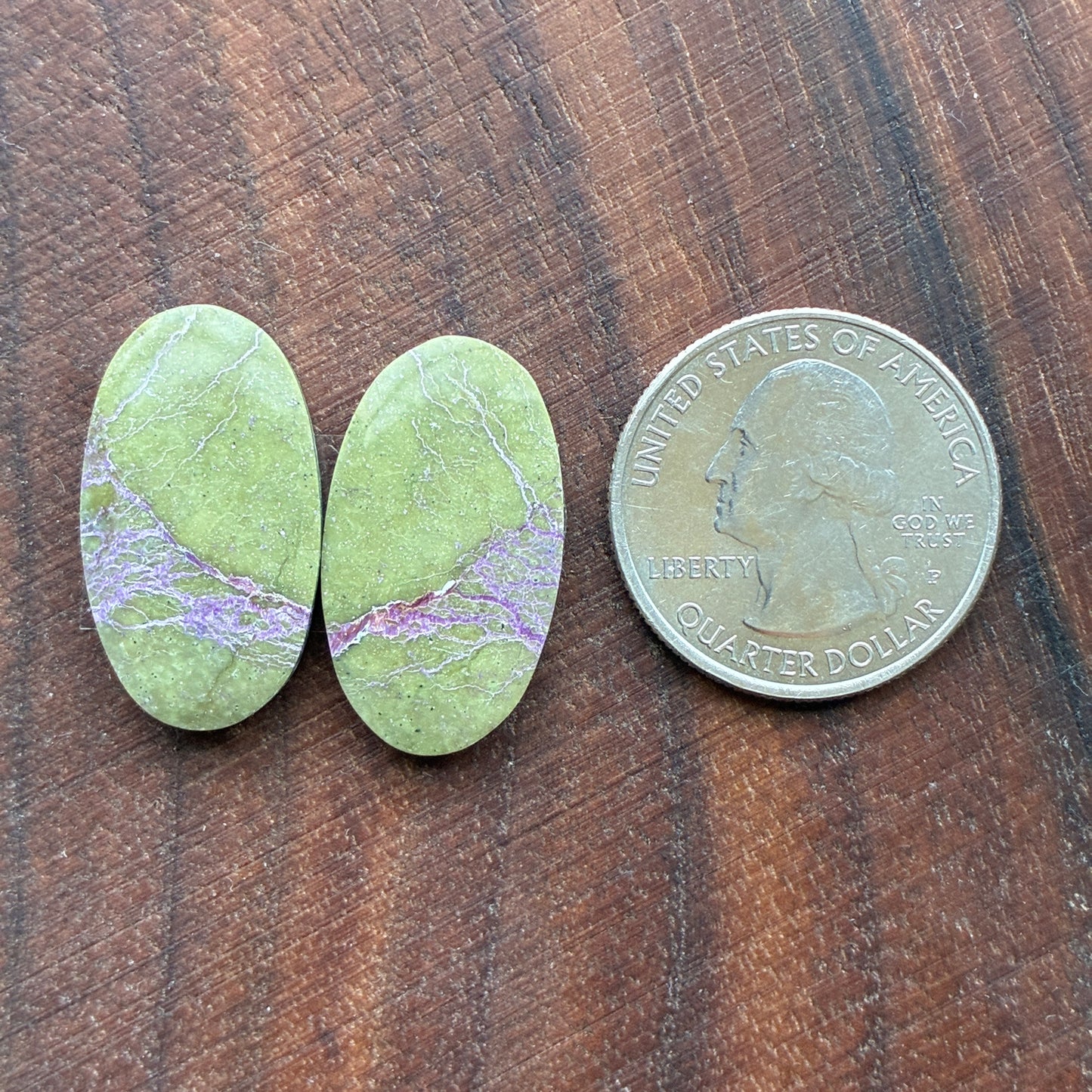 Stichtite - Cabochon Pair - Oval - Teardrop - Round