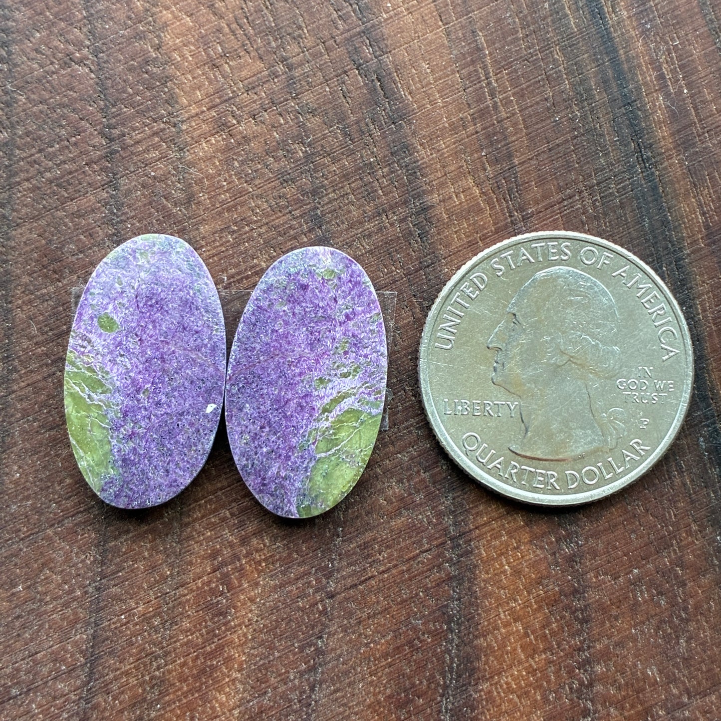 Stichtite - Cabochon Pair - Oval - Teardrop - Round