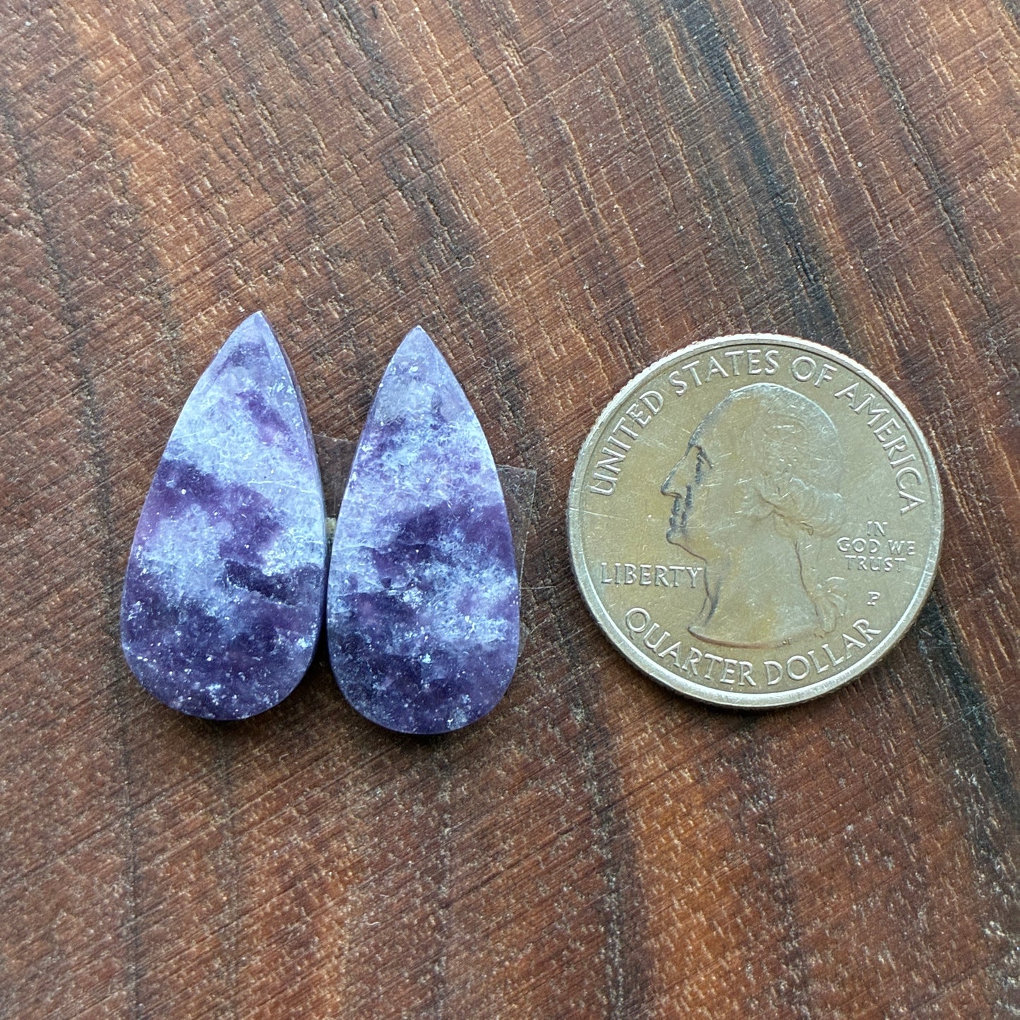 Lepidolite - Cabochon Pair - Round - Oval - Teardrop - Coffin - Square