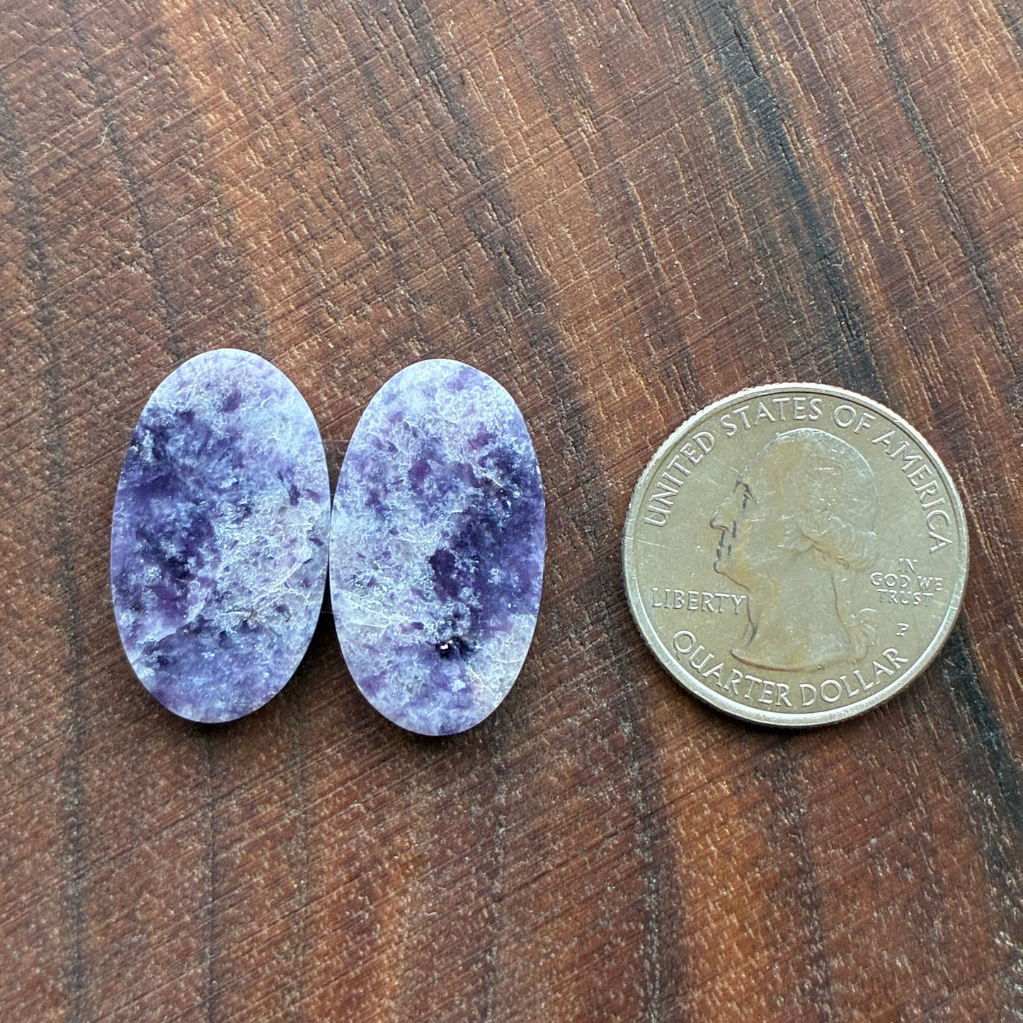 Lepidolite - Cabochon Pair - Round - Oval - Teardrop - Coffin - Square