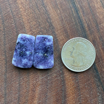 Lepidolite - Cabochon Pair - Round - Oval - Teardrop - Coffin - Square