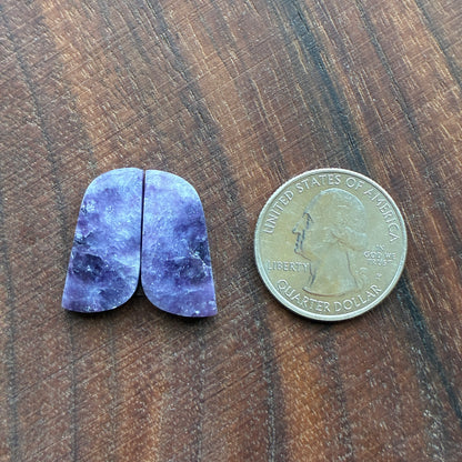 Lepidolite - Cabochon Pair - Round - Oval - Teardrop - Coffin - Square