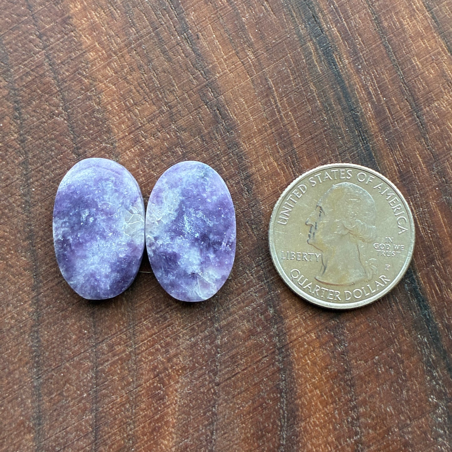 Lepidolite - Cabochon Pair - Round - Oval - Teardrop - Coffin - Square