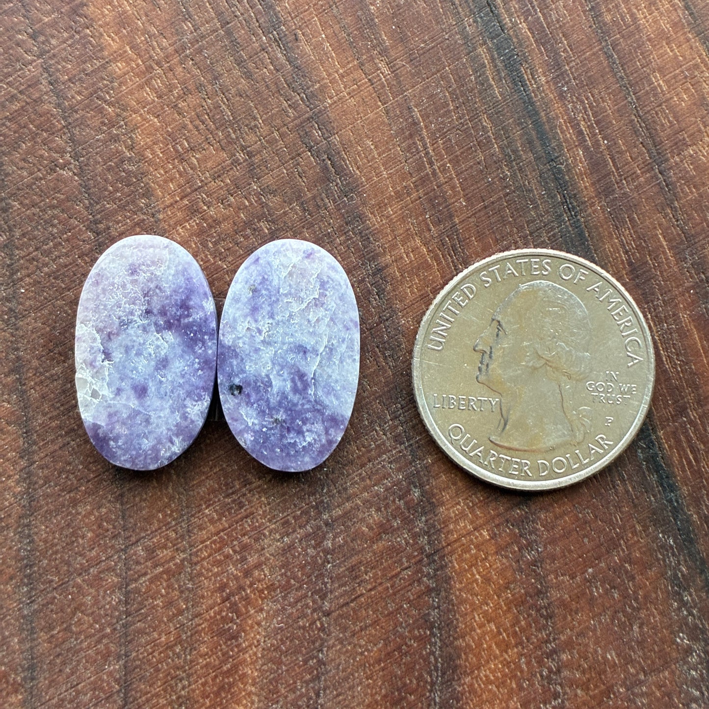 Lepidolite - Cabochon Pair - Round - Oval - Teardrop - Coffin - Square