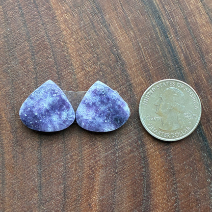 Lepidolite - Cabochon Pair - Round - Oval - Teardrop - Coffin - Square