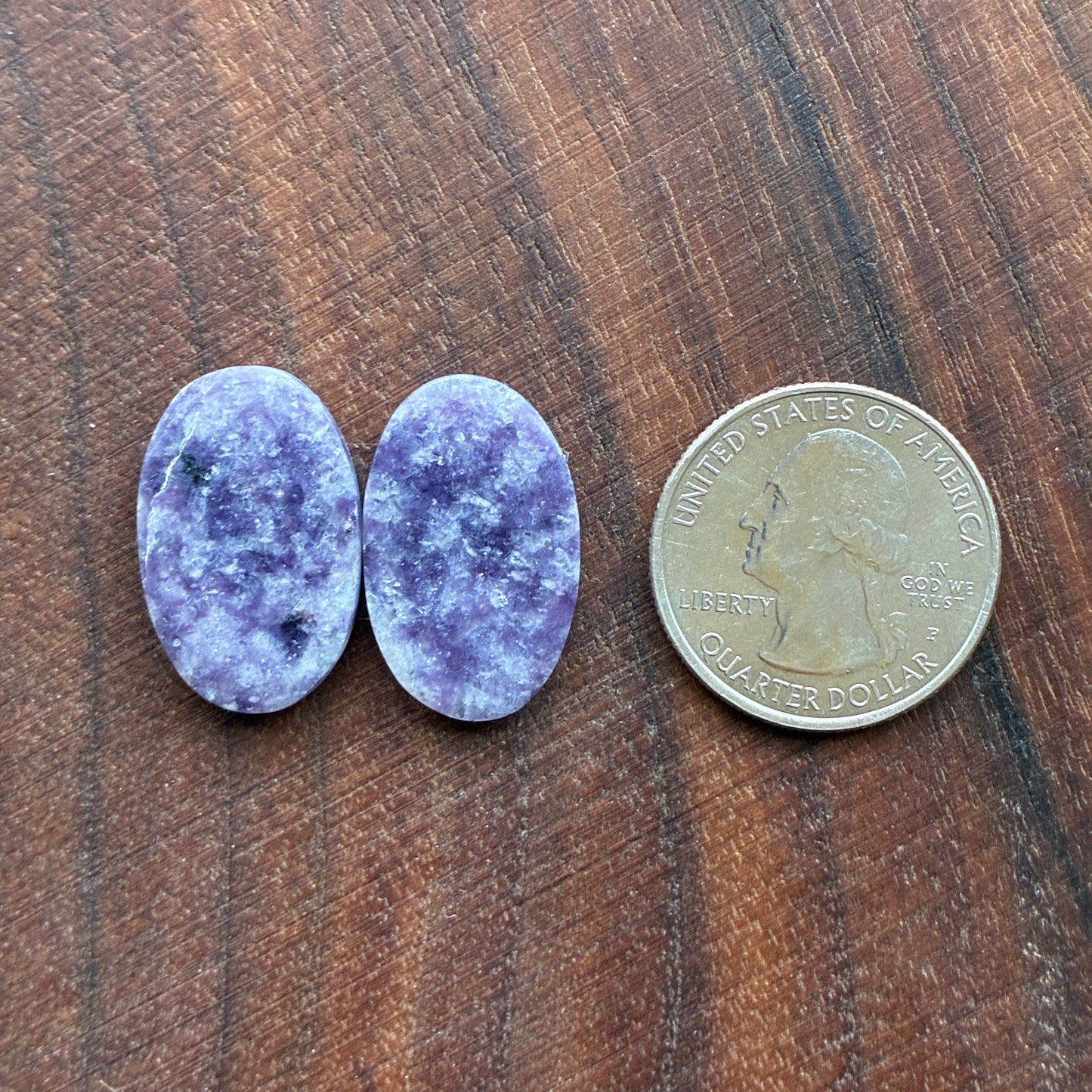 Lepidolite - Cabochon Pair - Round - Oval - Teardrop - Coffin - Square
