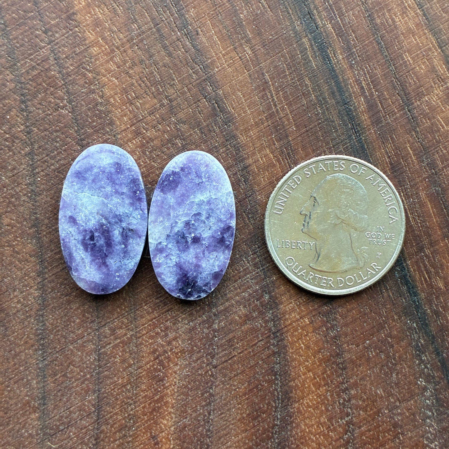 Lepidolite - Cabochon Pair - Round - Oval - Teardrop - Coffin - Square