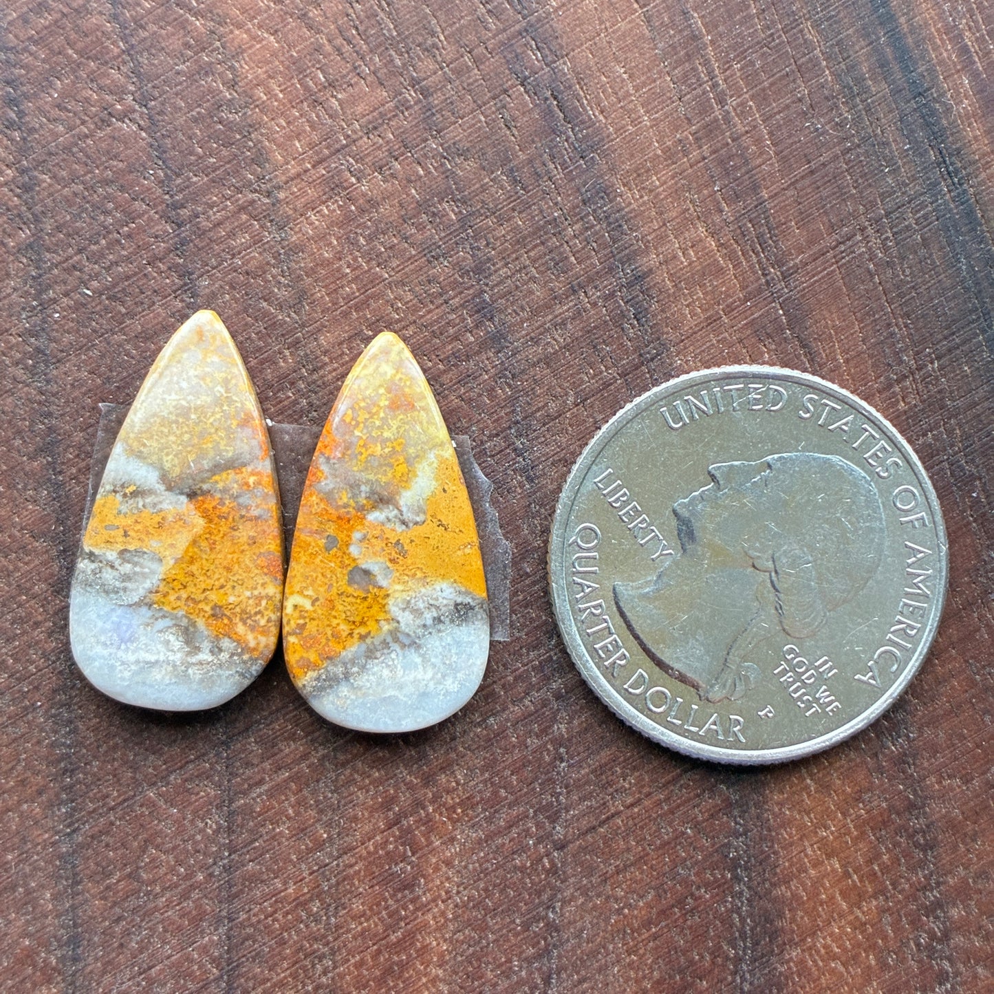 Bumblebee Jasper - Cabochon Pair - Rectangle - Oval - Teardrop
