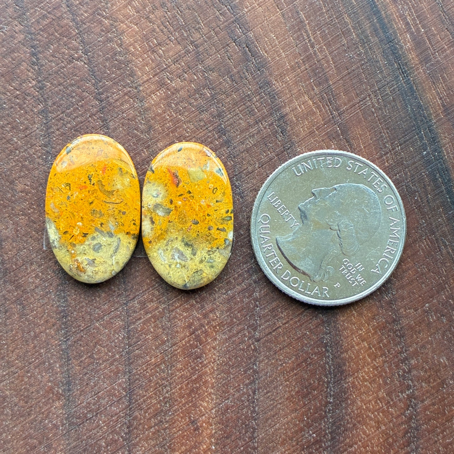 Bumblebee Jasper - Cabochon Pair - Rectangle - Oval - Teardrop