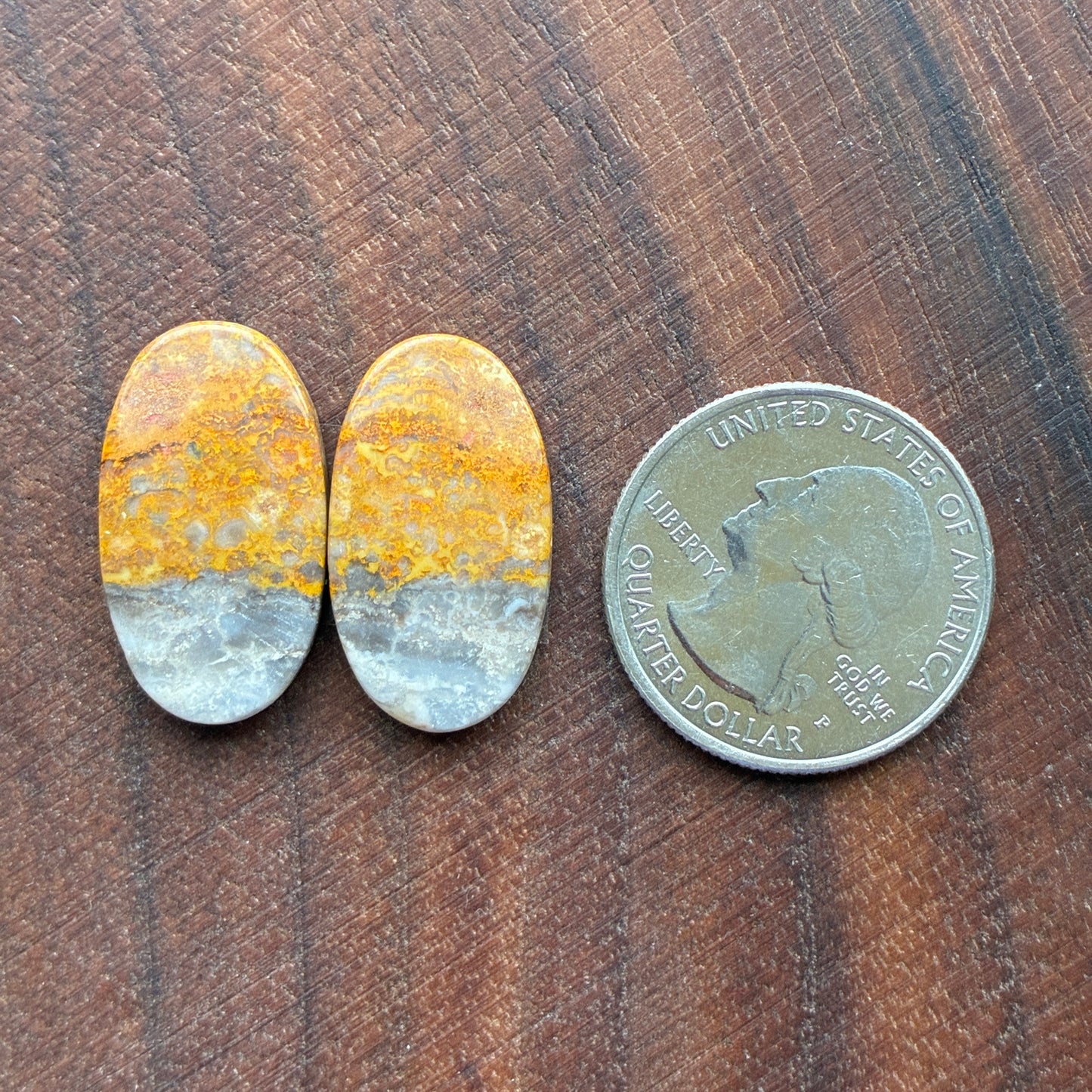 Bumblebee Jasper - Cabochon Pair - Rectangle - Oval - Teardrop