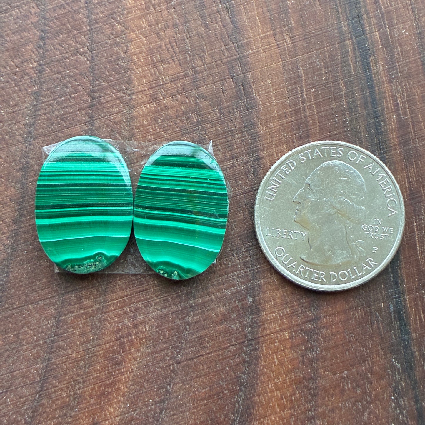 Malachite - Cabochon Pair - Oval - Teardrop - Square - Round