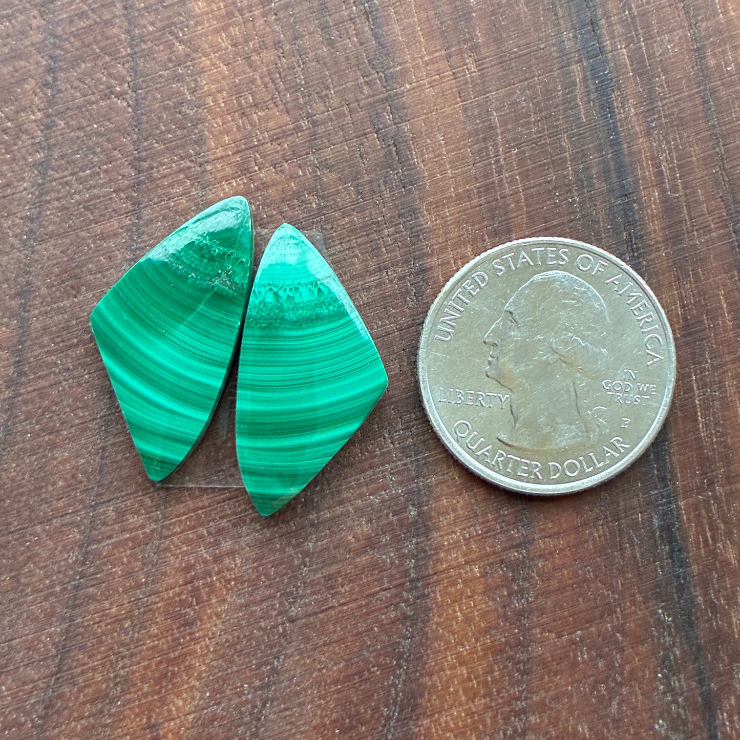 Malachite - Cabochon Pair - Oval - Teardrop - Square - Round