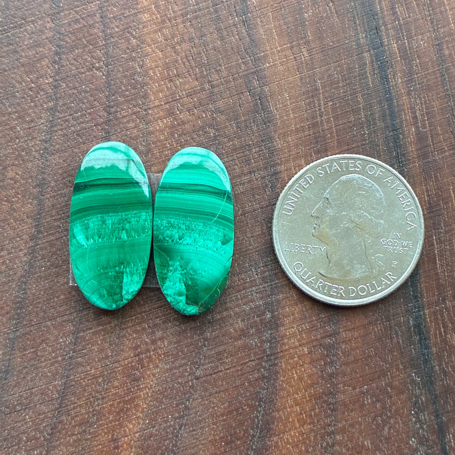 Malachite - Cabochon Pair - Oval - Teardrop - Square - Round