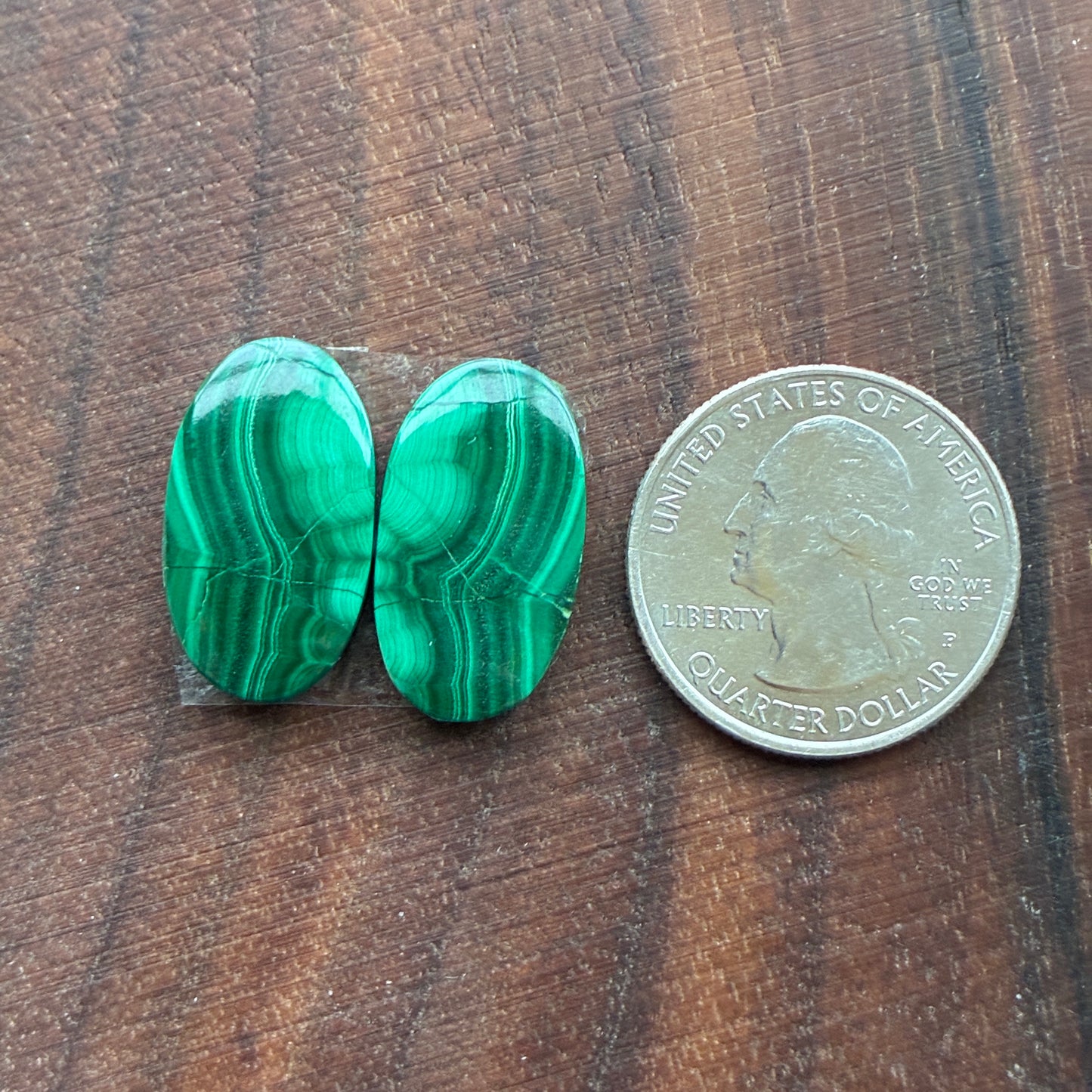 Malachite - Cabochon Pair - Oval - Teardrop - Square - Round