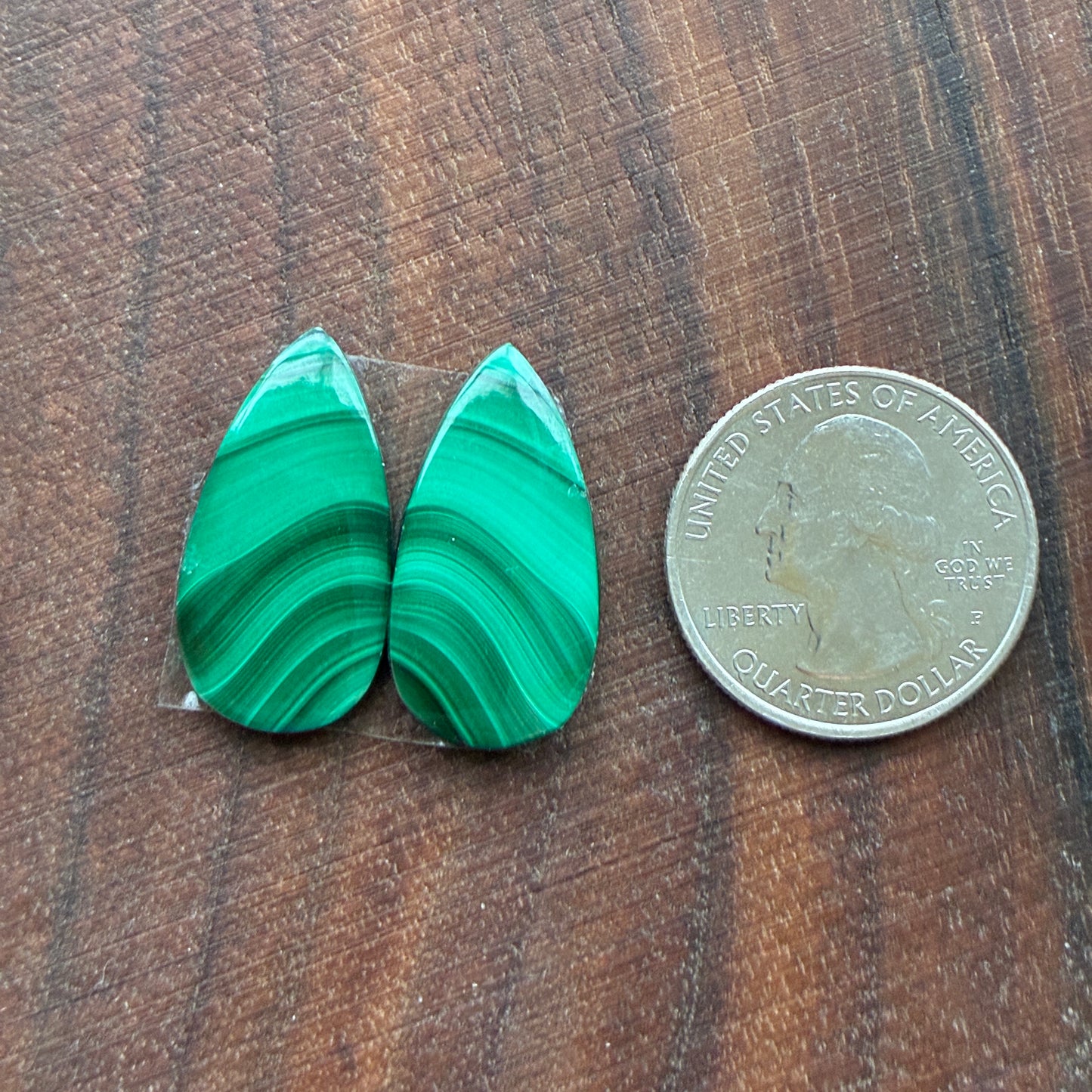 Malachite - Cabochon Pair - Oval - Teardrop - Square - Round