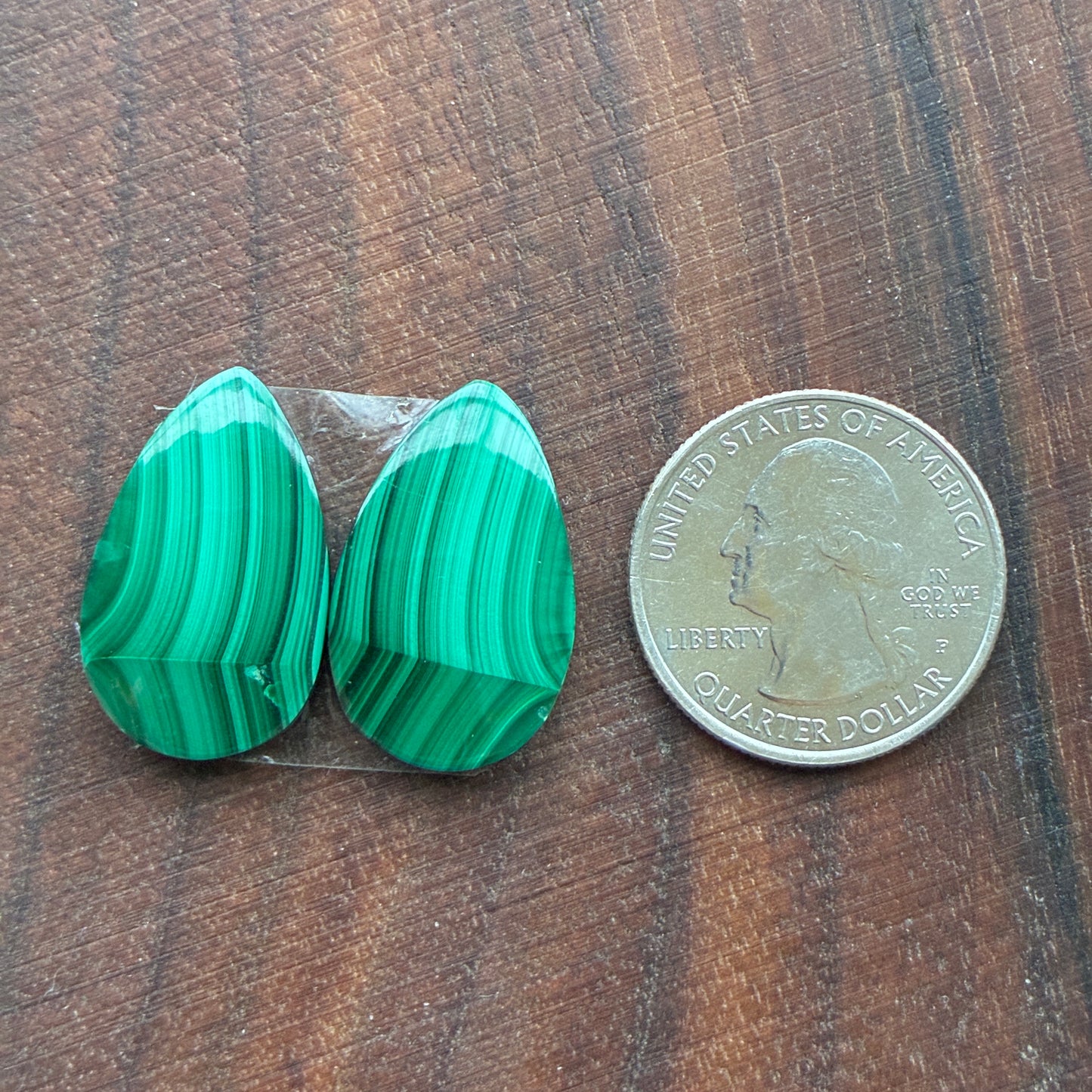 Malachite - Cabochon Pair - Oval - Teardrop - Square - Round