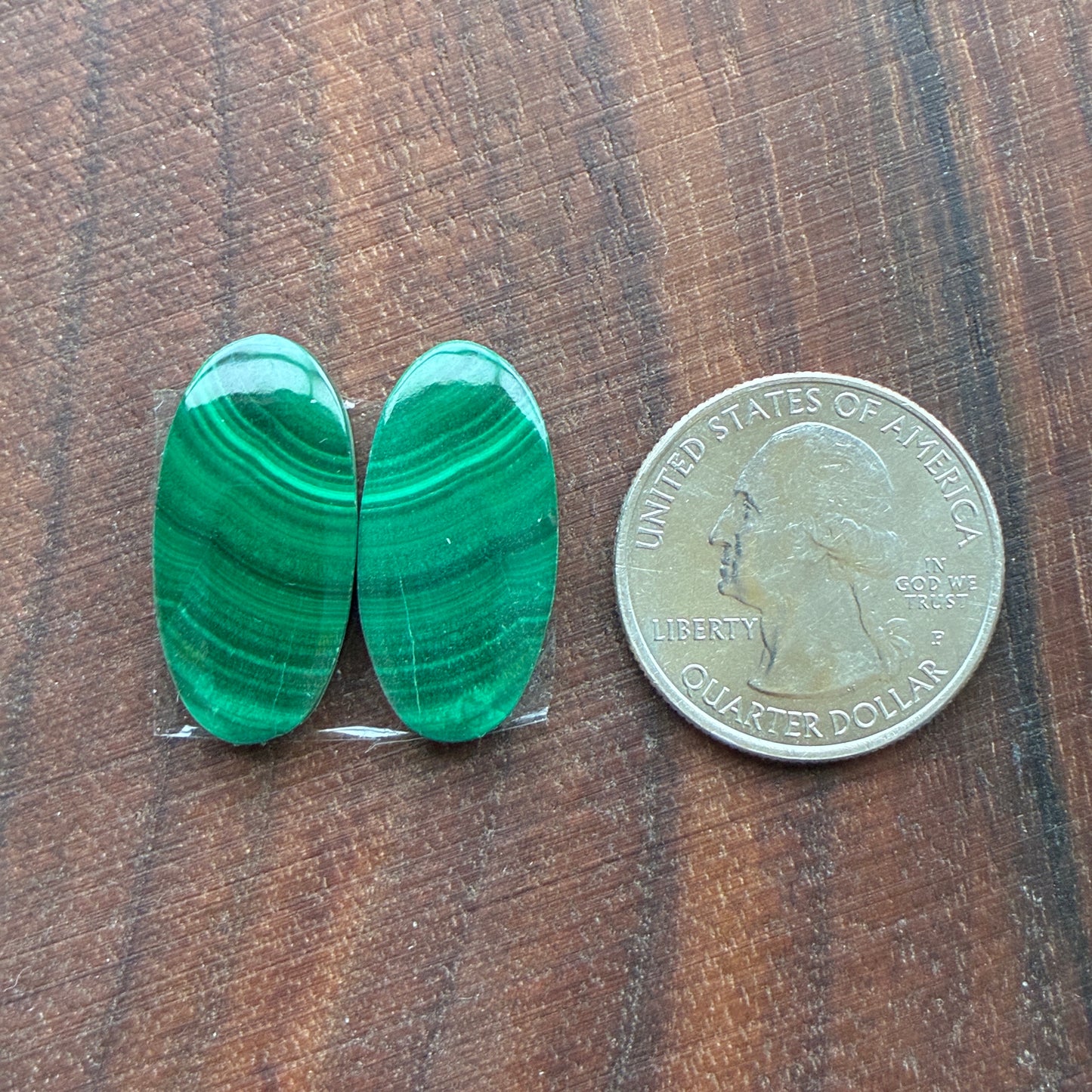 Malachite - Cabochon Pair - Oval - Teardrop - Square - Round