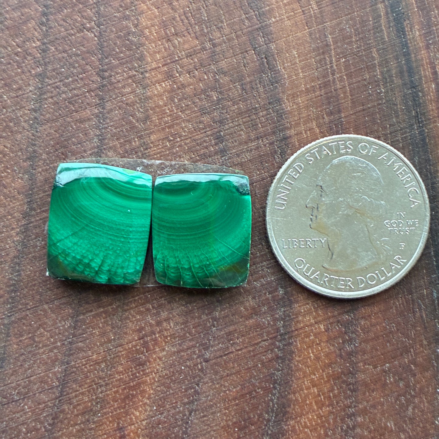 Malachite - Cabochon Pair - Oval - Teardrop - Square - Round