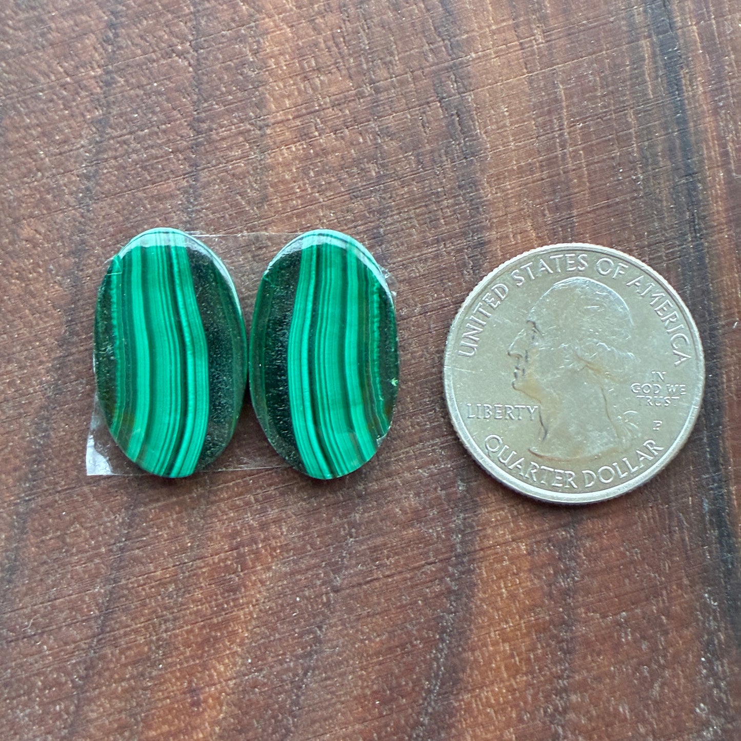 Malachite - Cabochon Pair - Oval - Teardrop - Square - Round