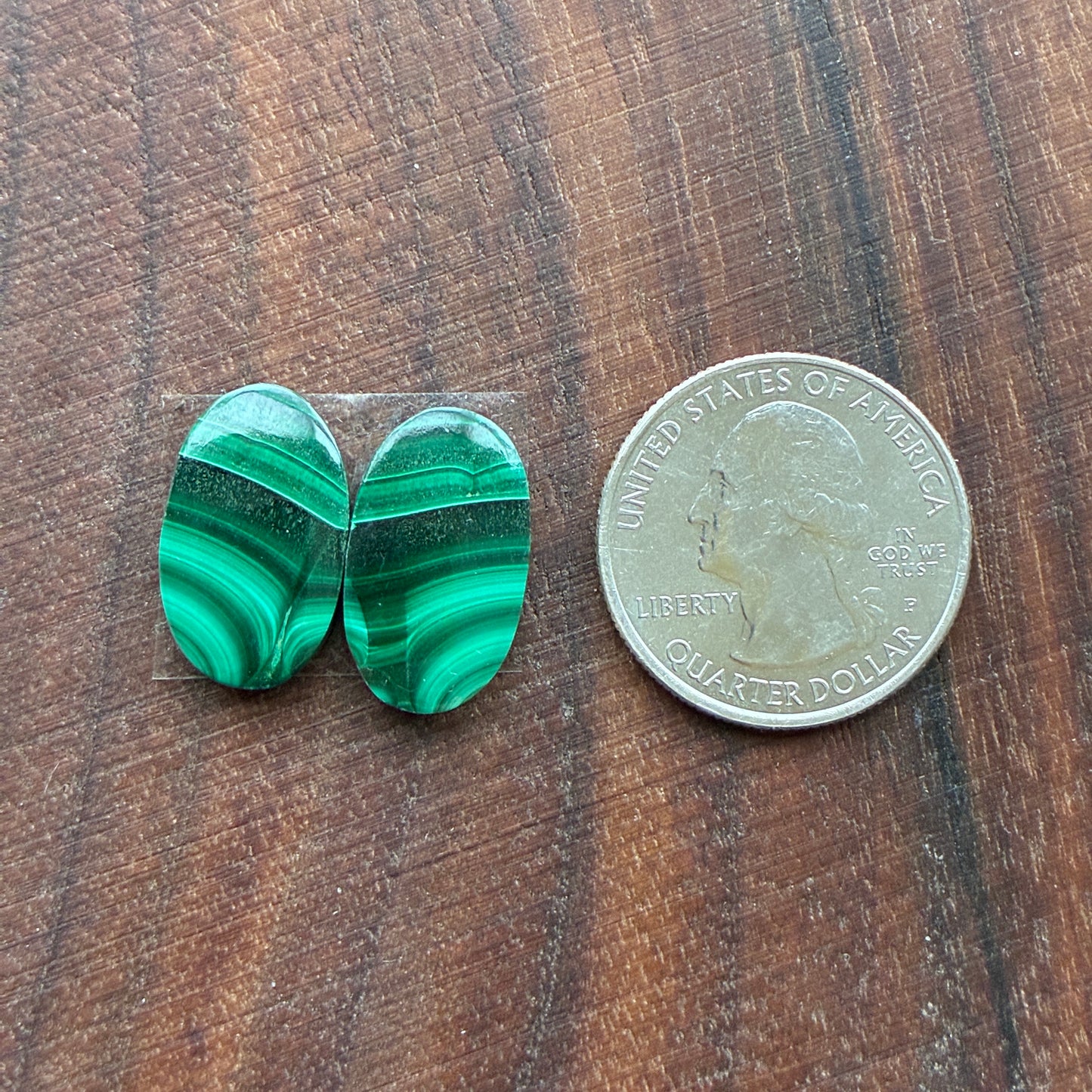 Malachite - Cabochon Pair - Oval - Teardrop - Square - Round