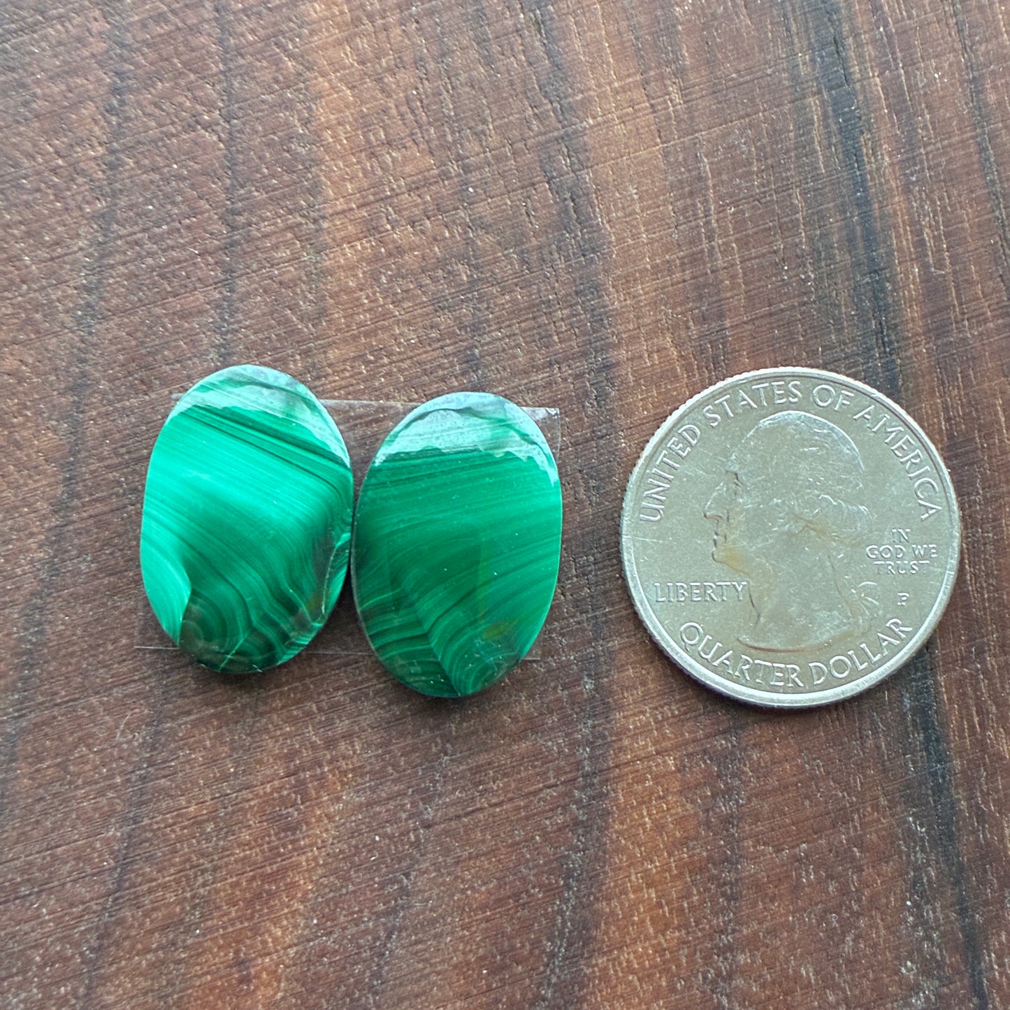 Malachite - Cabochon Pair - Oval - Teardrop - Square - Round
