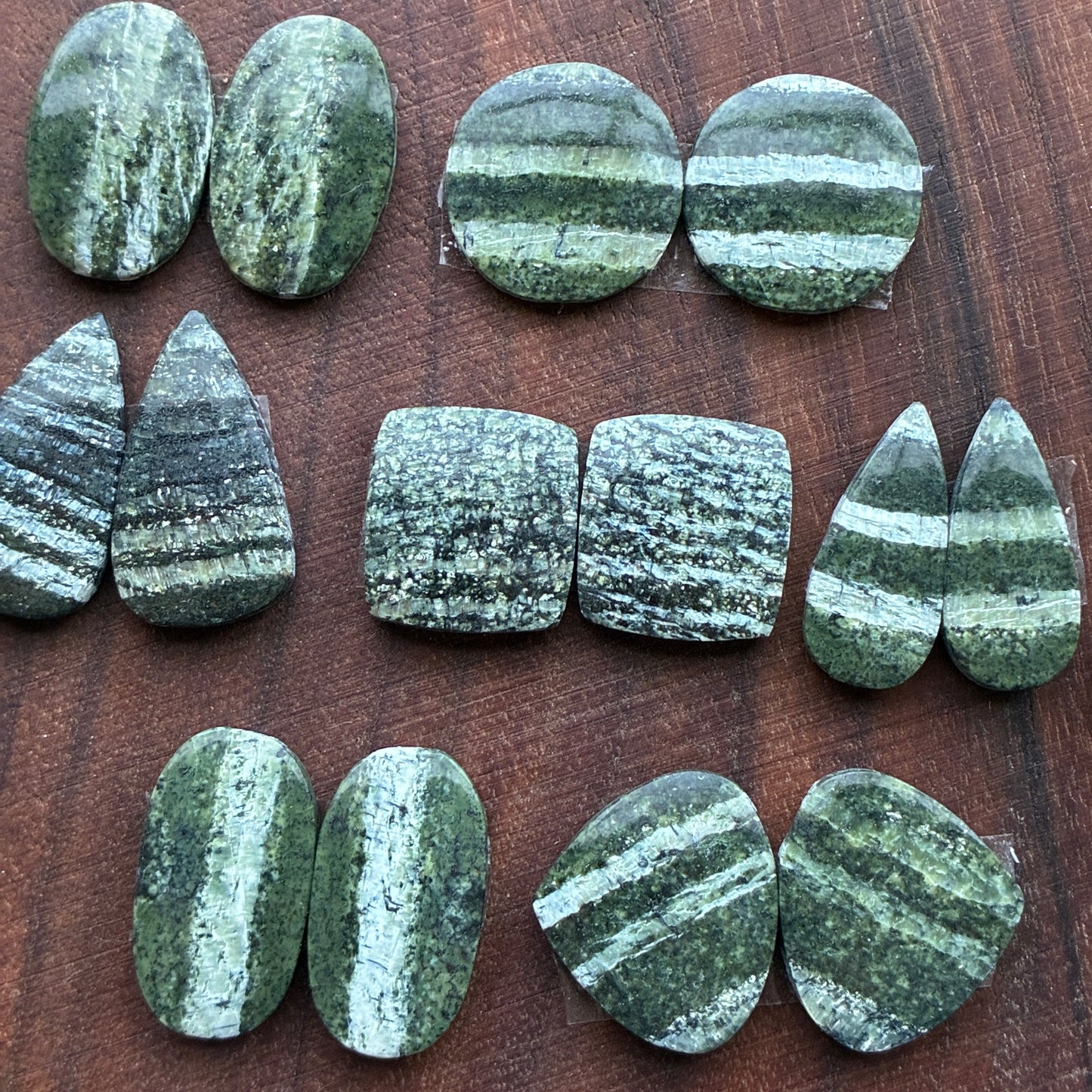 Swiss Opal - Cabochon Pairs - Oval - Square - Round - Teardrop