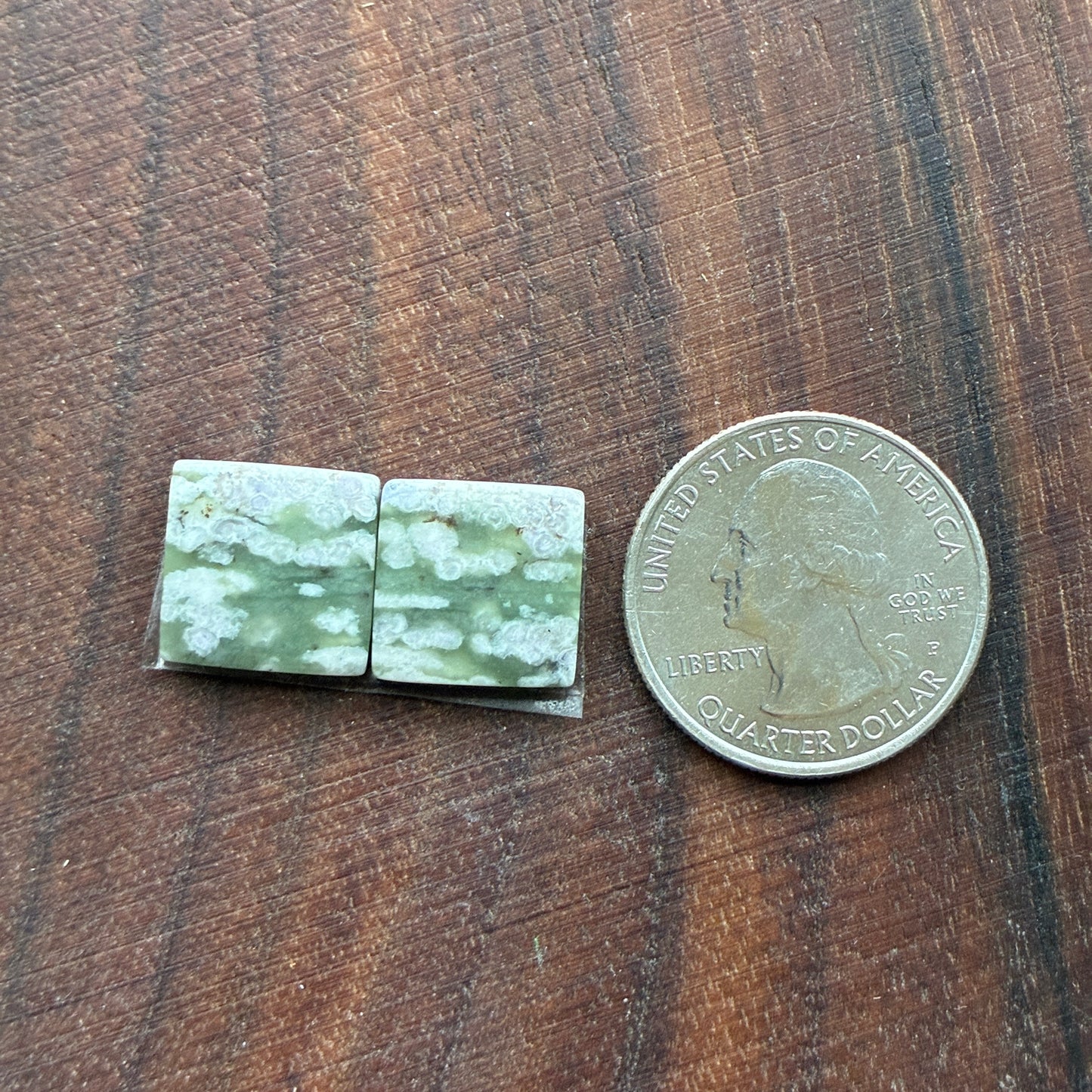 Peace Jade - Cabochon Pair - Oval - Teardrop - Square